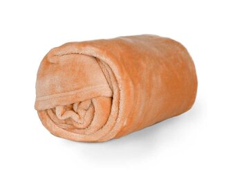 Unique Living - Plaid Enzo Apricot -130x180cm