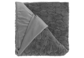 Unique Living - Plaid Daaf Dark Grey -150x200cm