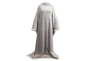 Unique Living - Plaid Lars met mouwen Chateau Grey -140x180cm