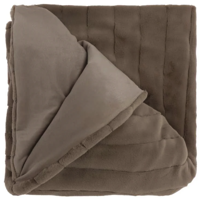 Unique Living - Plaid Norah Taupe -150x200cm