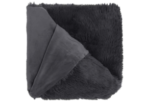 Unique Living - Plaid Mats Dark Grey -130x180cm