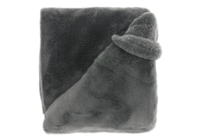 Unique Living - Plaid Justin Dark Grey -220x240cm