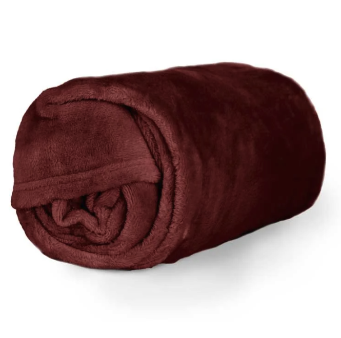 Unique Living - Plaid Enzo Marsala -130x180cm