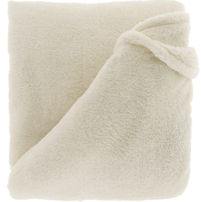 Unique Living - Plaid Justin Dove White -220x240cm