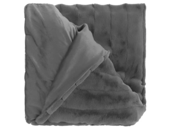 Unique Living - Plaid Norah Dark Grey -150x200cm