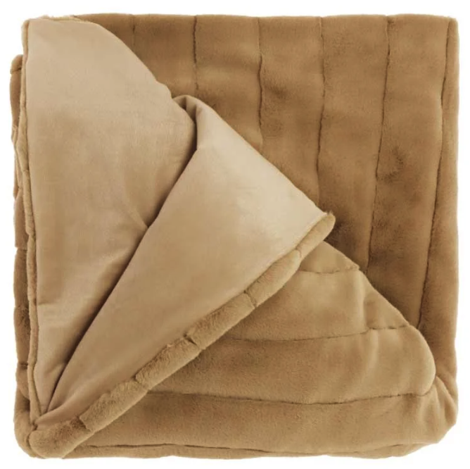 Unique Living - Plaid Norah Latte -150x200cm