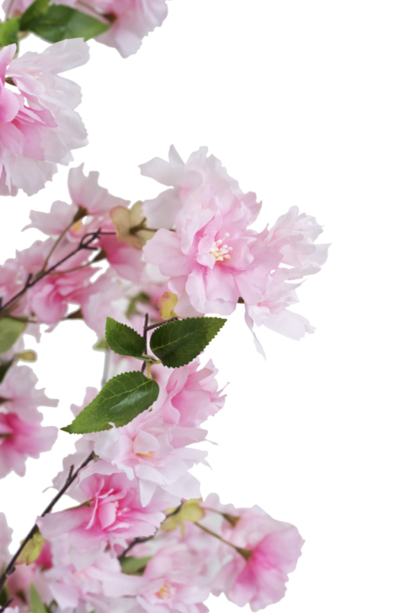 Hoyz Greenery - Kunst Kersenbloesem 120 cm roze