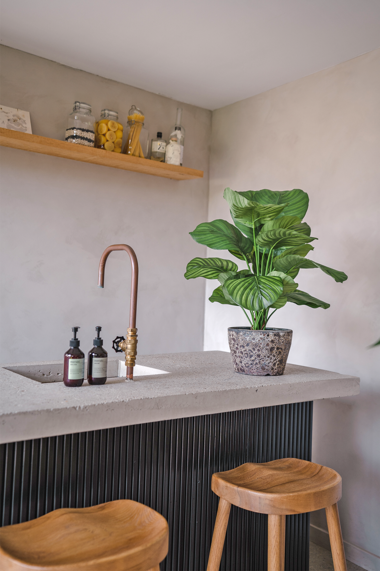 Hoyz Greenery - Kunstplant Calathea 72 cm