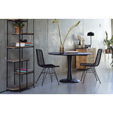 Brix - Zwarte Eetkamertafel Brix Vivian - 120cm - Moderne Eettafel van Mangohout