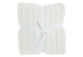Unique Living - Bedsprei Rib Dove White - 180x240cm
