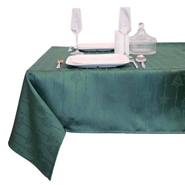 Unique Living - Tafelkleed Raula Dark Green - 145x250cm