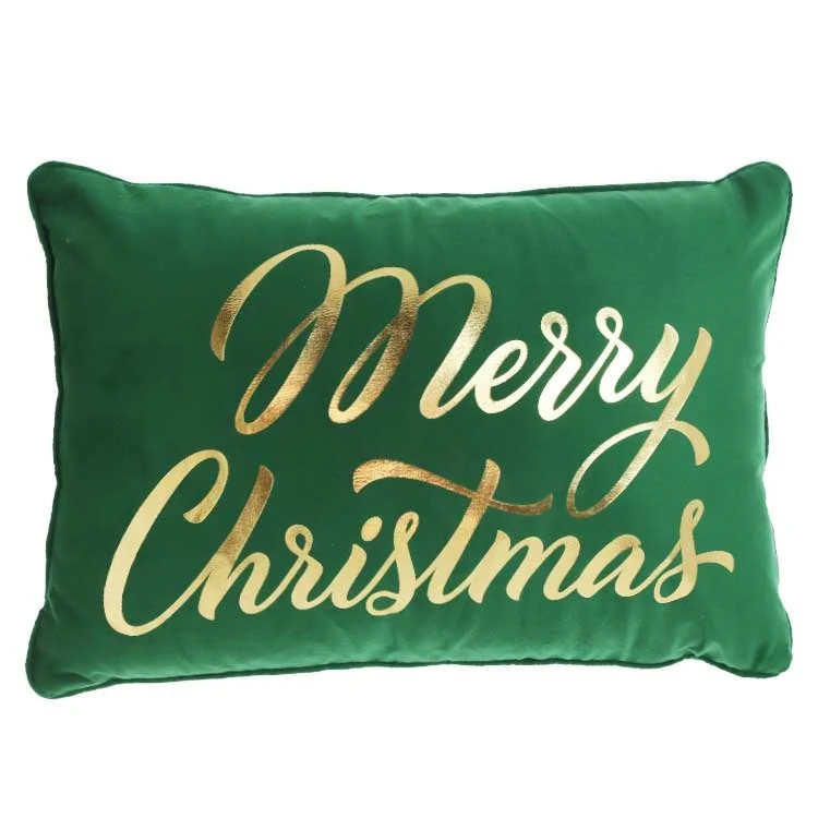 Unique Living - Sierkussen Merry Dark Green - 40x60cm