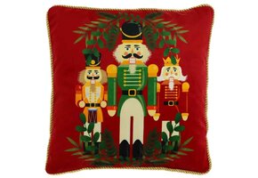 Unique Living - Sierkussen Nutcracker Red - 45x45cm