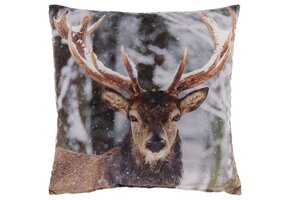 Unique Living - Sierkussen Reindeer Print Dessin 3 - 45x45cm