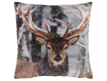Unique Living - Sierkussen Reindeer Print Dessin 3 - 45x45cm