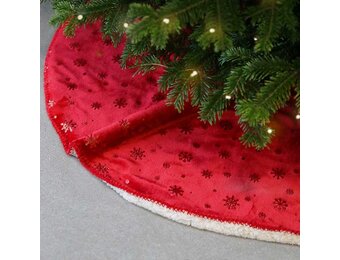 Unique Living - Kerstboomrok Britt Red