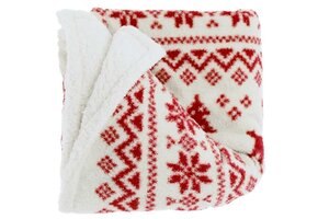 Unique Living - Plaid Mirre Red - 130x160cm