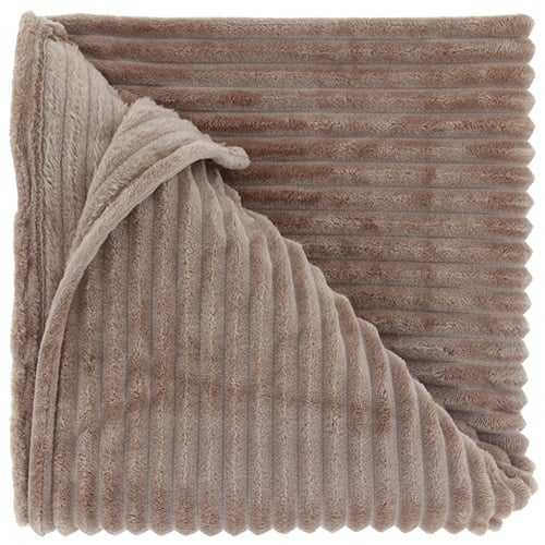 Unique Living - Plaid Dez Taupe - 150x200cm