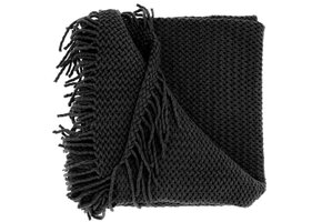 Unique Living - Plaid Kos Black - 127x152cm