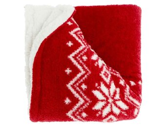 Unique Living - Plaid Kris Red - 130x160cm