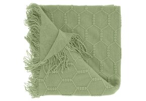 Unique Living - Plaid Fee Tea Green - 127x152cm