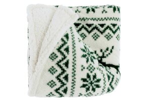 Unique Living - Plaid Mirre Dark Green - 130x160cm