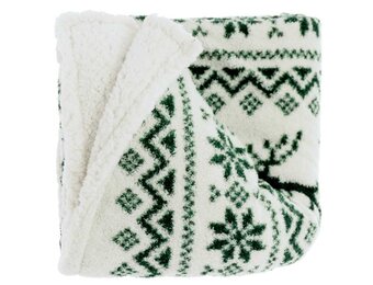 Unique Living - Plaid Mirre Dark Green - 130x160cm