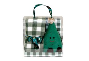 Unique Living - Giftbox Xmas Tree Green - 90x75cm