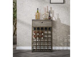 Hoyz Collection - Wijnkast Ferro 1 Lade - Brons Antiek