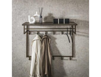 Hoyz Collection - Kapstok Ferro Hoog 12 Haken - Brons Antiek