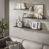 Hoyz Collection - Wandschap Ferro- Brons Antiek- Set van 3