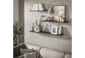 Hoyz Collection - Wandschap Ferro- Brons Antiek- Set van 3