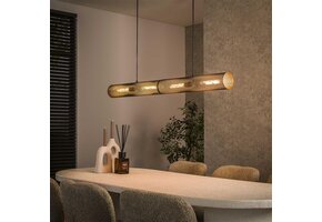 Hoyz Collection - Hanglamp 120 Tube Mesh - Artic Zwart