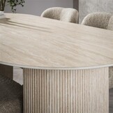 Hoyz Collection - Eetkamertafel 180 Arch - Travertin look