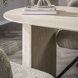 Hoyz Collection - Eetkamertafel 180 Arch - Travertin look