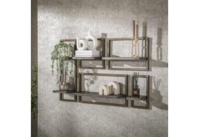 Hoyz Collection - Wandschap Ferro - Brons Antiek - Set van 5