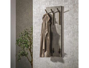 Hoyz Collection - Kapstok Ferro 2x3 Haken Hoog - Brons Antiek