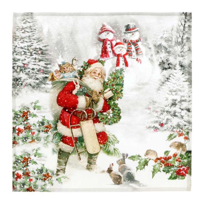 Unique Living | Set van 6 | Servetten Filip 40x40cm dessin 1