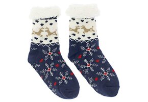 Unique Living - Kerstsok Reindeer Dessin 5 Maat 36-38