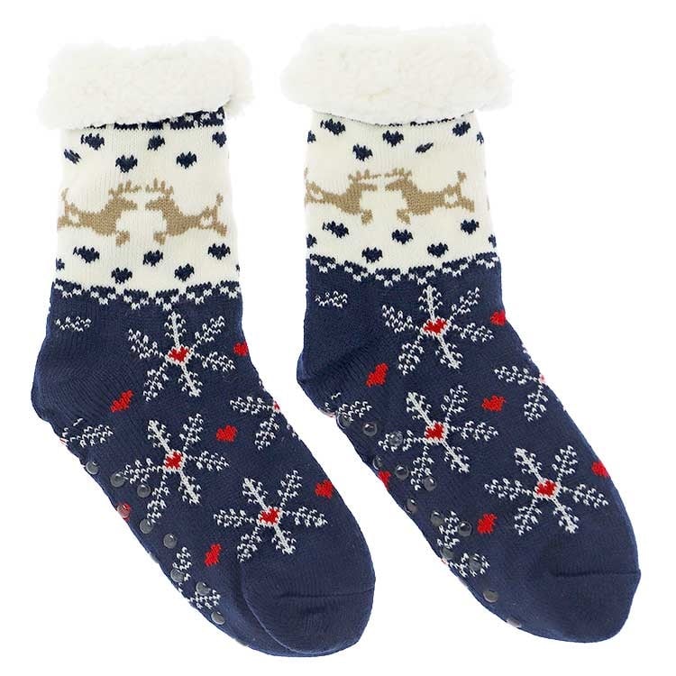 Unique Living - Kerstsok Reindeer Dessin 5 Maat 36-38