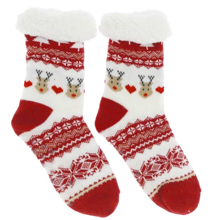 Unique Living - Kerstsok Reindeer Dessin 2