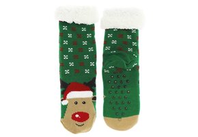 Unique Living - Kerstsok Reindeer Dessin 1 Maat 36-38 -