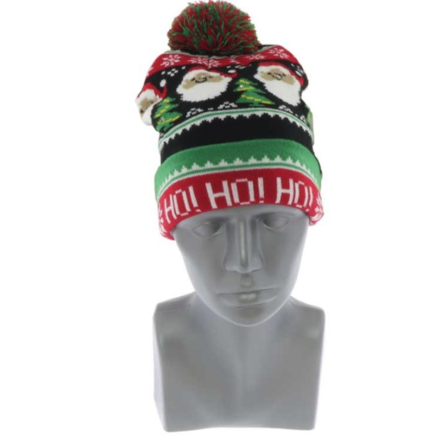 Unique Living | Kerstmuts Xmas with lights 21x22cm dessin 3