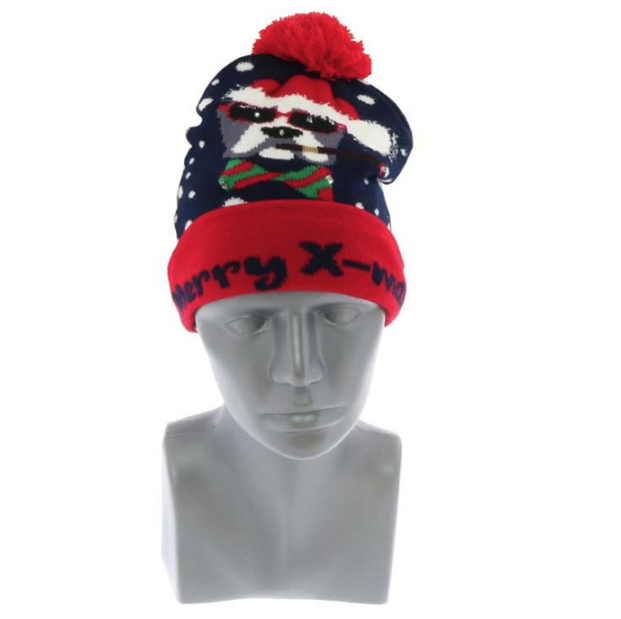 Unique Living | Kerstmuts Xmas with lights 21x22cm dessin 1