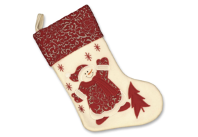 Unique Living | Sock Riga L45 cm snowman