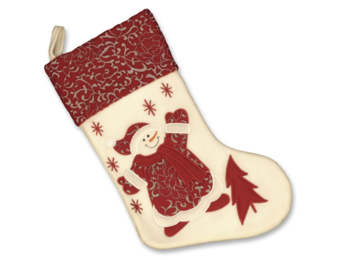 Unique Living | Sock Riga L45 cm snowman