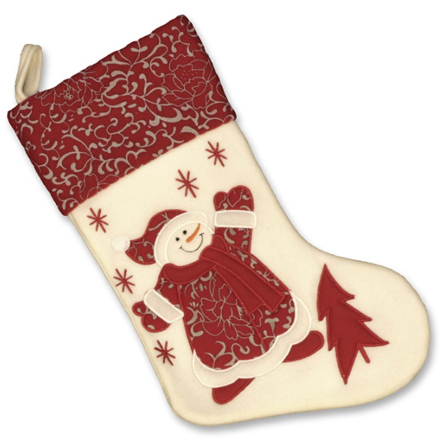 Unique Living | Sock Riga L45 cm snowman