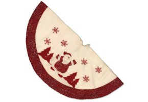 Unique Living - Treeskirt Riga D90 cm santa - Kerstboomkleed