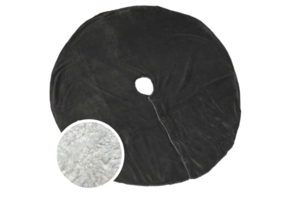Unique Living - Treeskirt Coby 110cm Ø dark grey - Kerstboomkleed