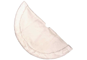 Unique Living - White Christmas treeskirt 90cm Ø white - Kerstboomkleed